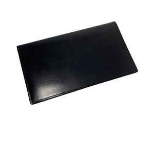 Vintage Prince Gardner Black Smooth Leather Bi-Fold Large Wallet/Organizer